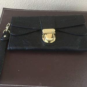 Nordstrom women black wallet